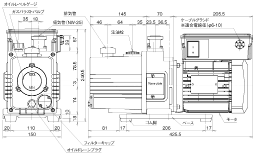 GLD-040 寸法図
